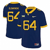 West Virginia Mountaineers 64 Mark Glowinski Nay College Football Jersey Dzhi,baseball caps,new era cap wholesale,wholesale hats